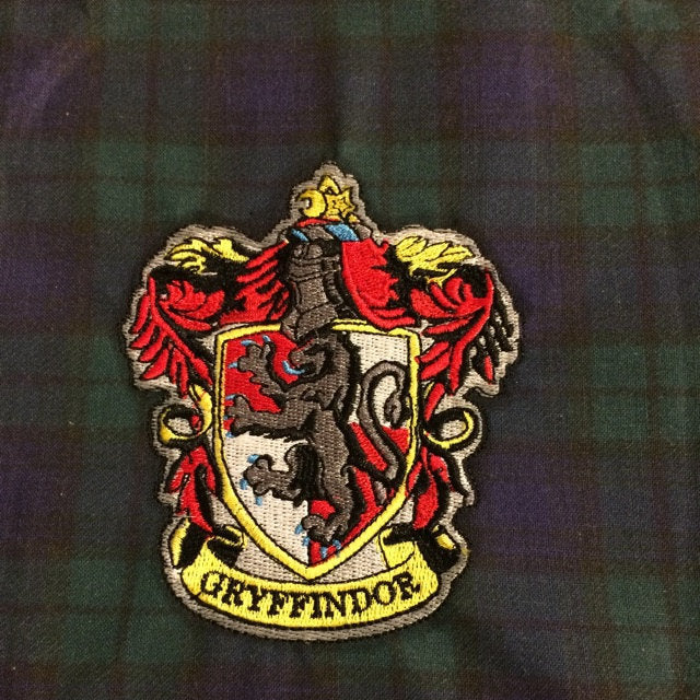 HARRY POTTER Set Of (4)Hogwarts House Crests Robe Emblems Iron On