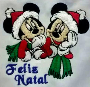 Mickey & Minnie Embroidery Design
