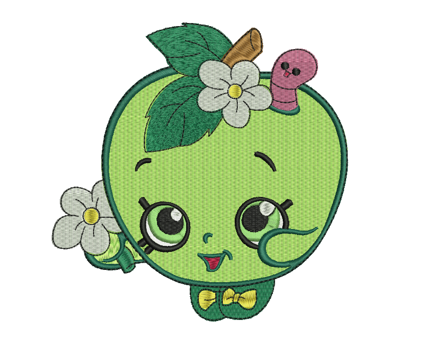 Apple blossom Embroidery Design #1