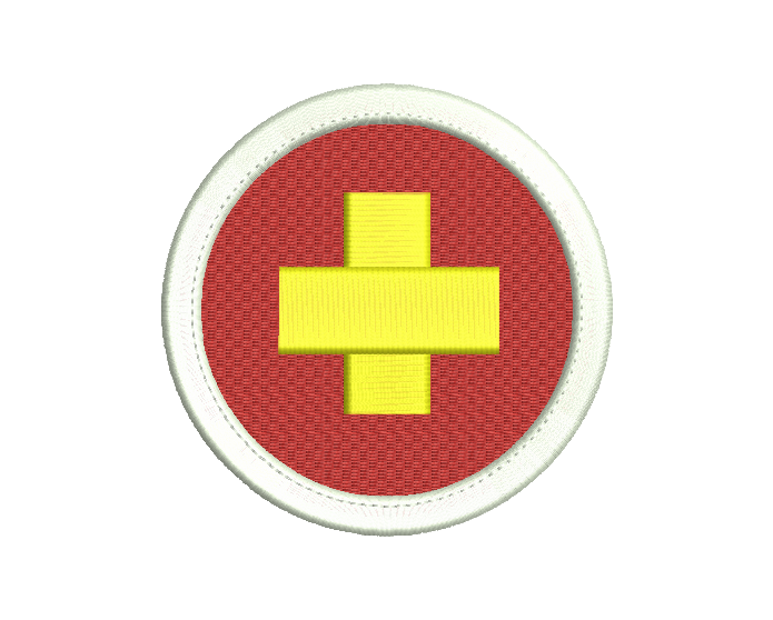First Aid Merit Embroidery Design