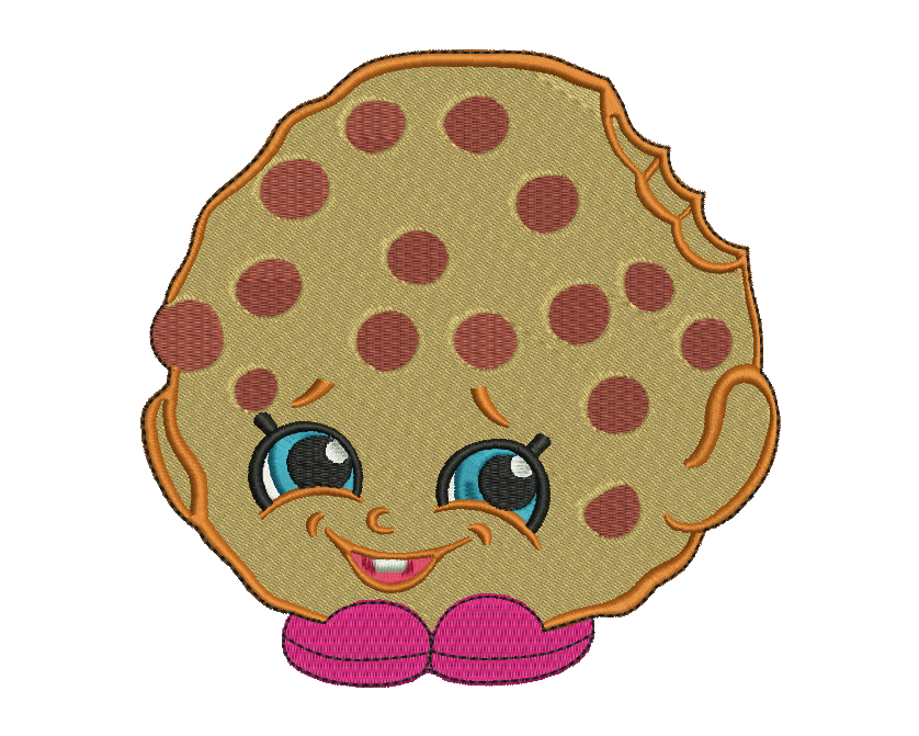 Kooky Cookie Embroidery Design