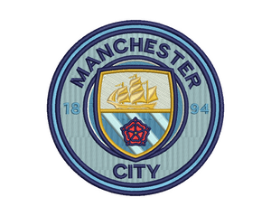 Manchester City Embroidery Design