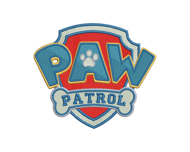 Paw Patrol Logo Embroidery Design