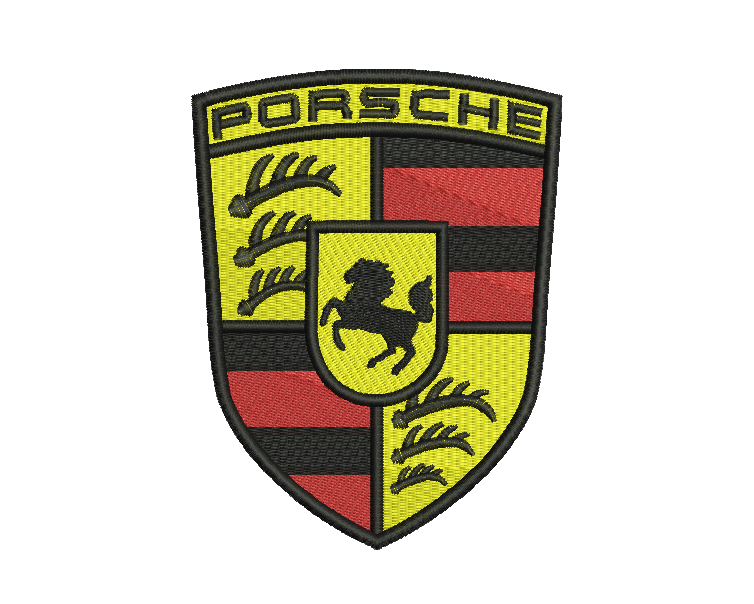 Porsche Embroidery Design