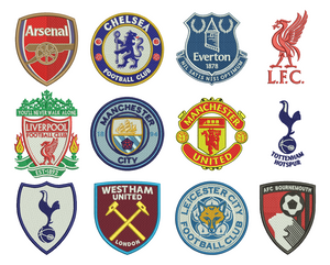 Premier League Embroidery Design Files