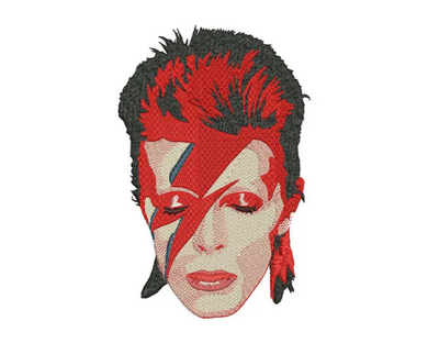 David Bowie Embroidery Design - 5 SIZES