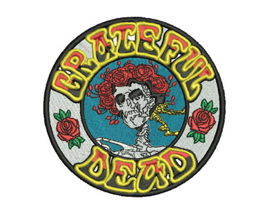 Grateful Dead Emblem Embroidery Design #2