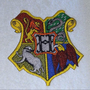 Hogwarts Badge Embroidery Design File
